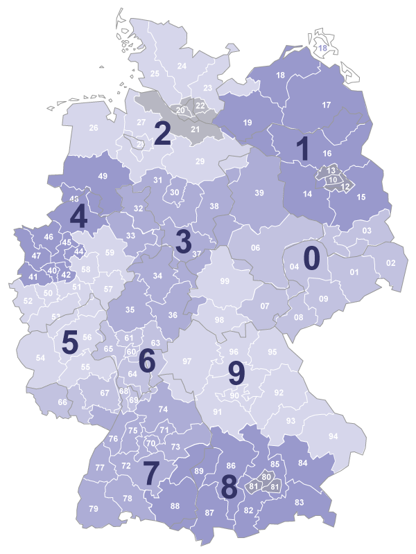 Postleitzahlen 01 Postleitzahlen 01